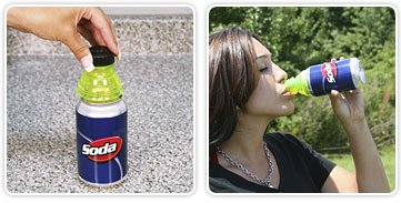Bottle Top Turn Your Favorite Drink Can Into a Bottle!